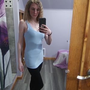 FREE with purchase🤑 Light Blue No Boundaries Tank